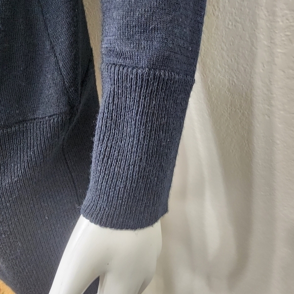 Soft Surroundings Black Wool Snap Close Long Sleeve Cardigan Size S - Picture 6 of 14